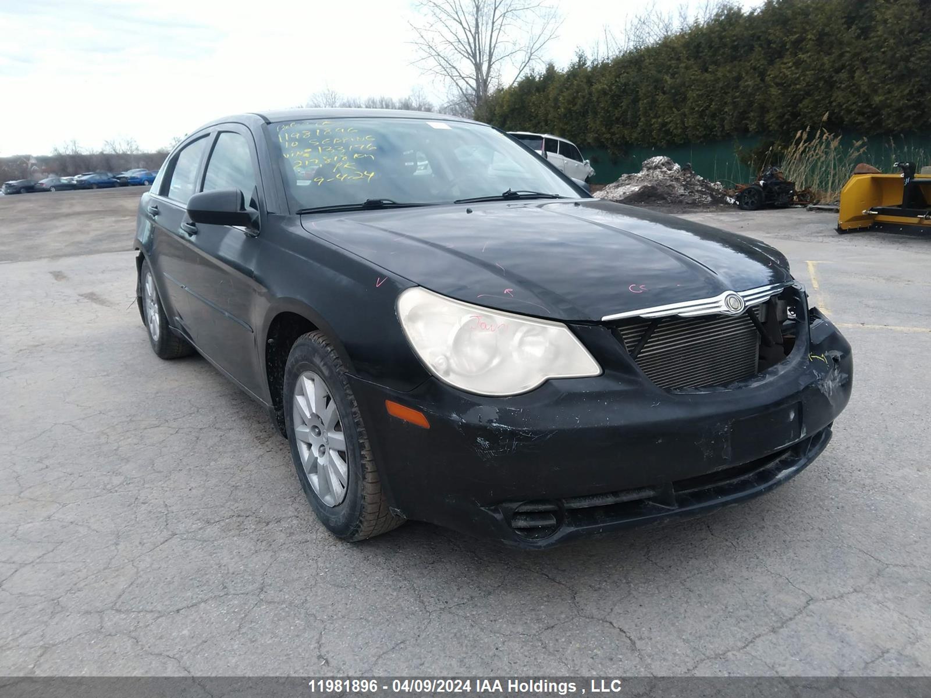 CHRYSLER SEBRING 2010 1c3cc4fb2an133176