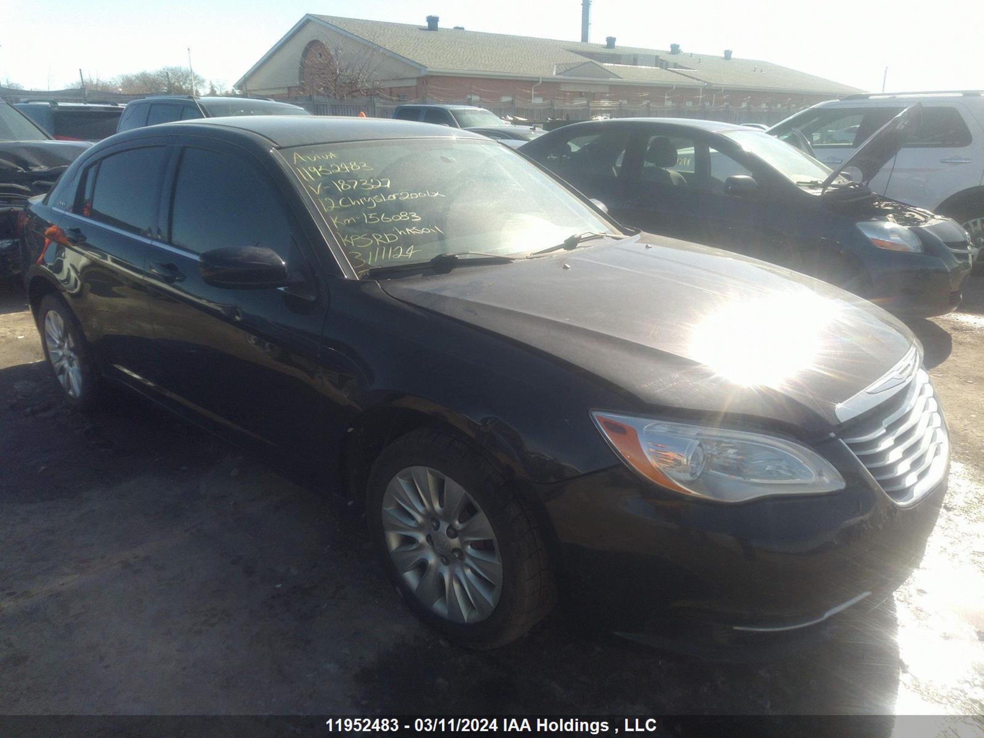 CHRYSLER 200 2012 1c3ccbab5cn187327