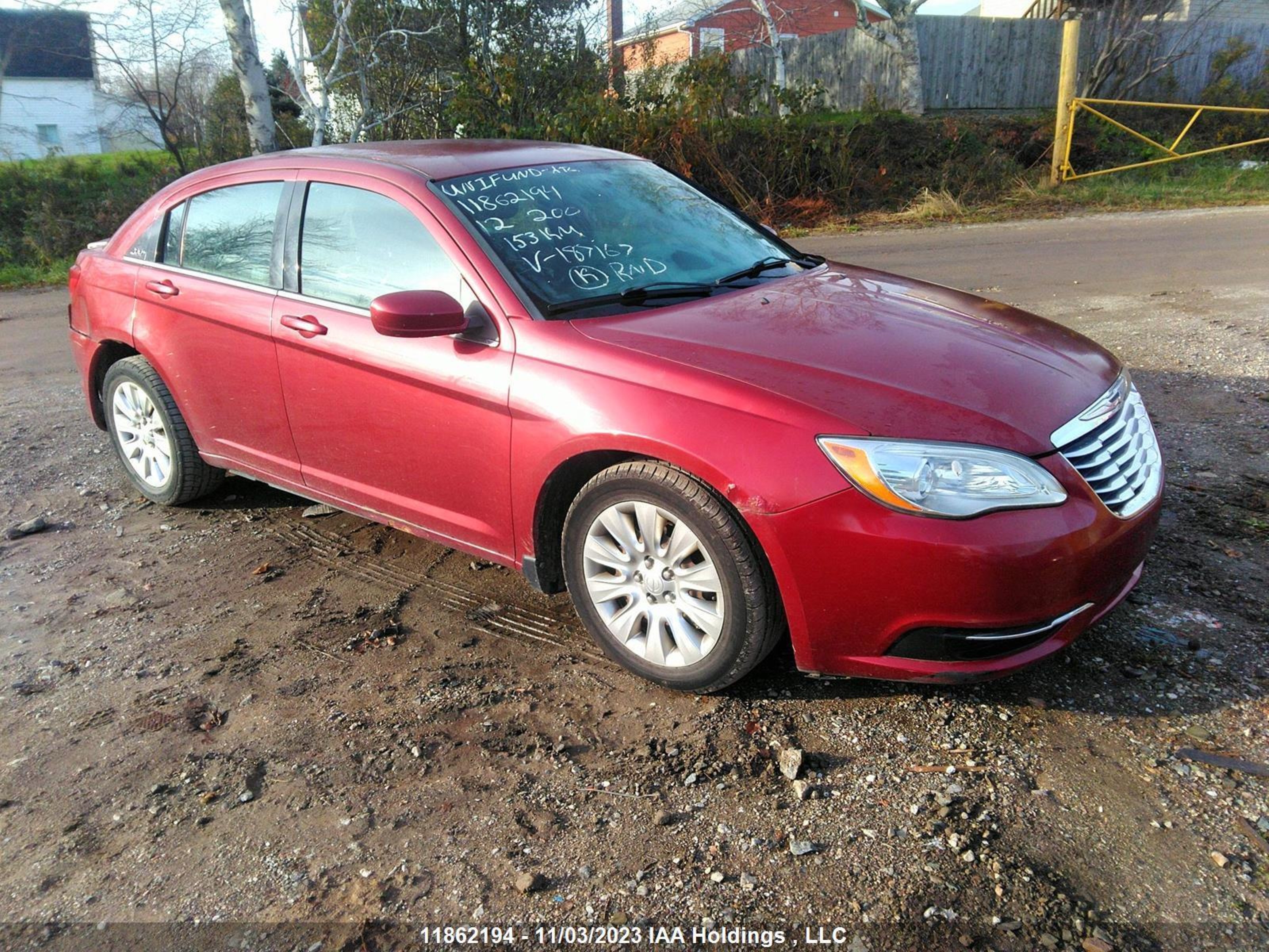 CHRYSLER 200 2012 1c3ccbab9cn187167