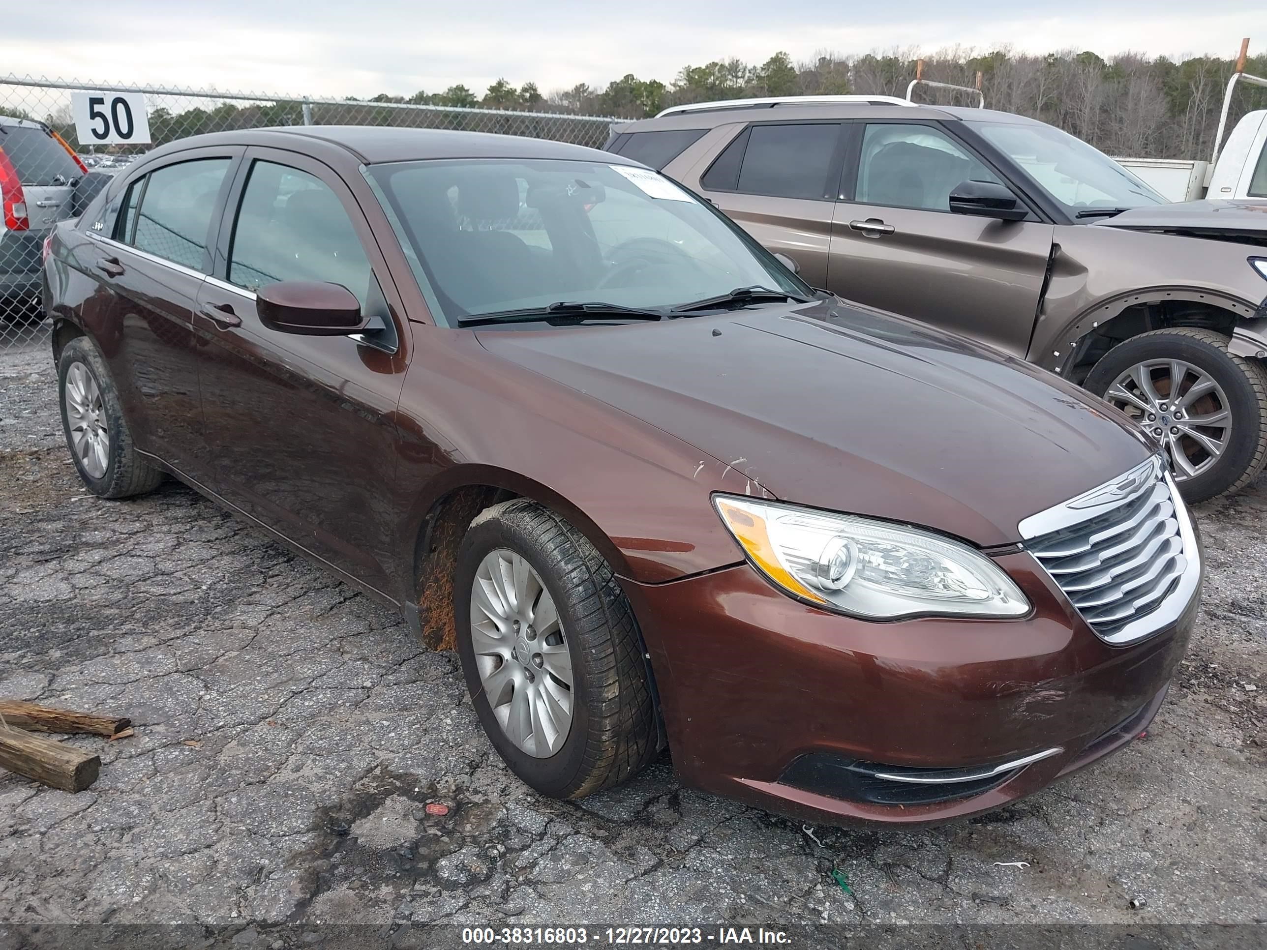 CHRYSLER 200 2013 1c3ccbag1dn722005