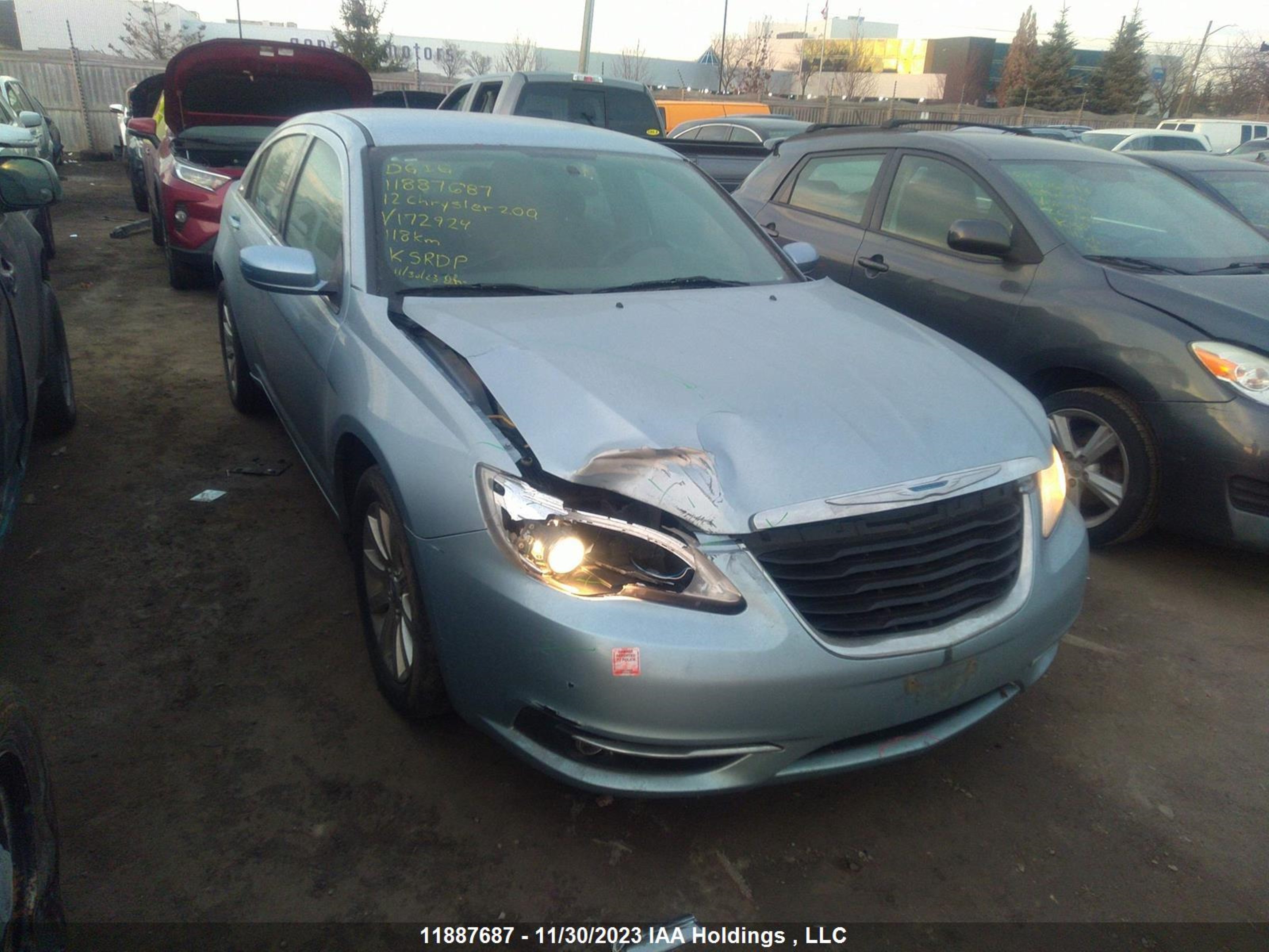 CHRYSLER 200 2012 1c3ccbbb5cn172924