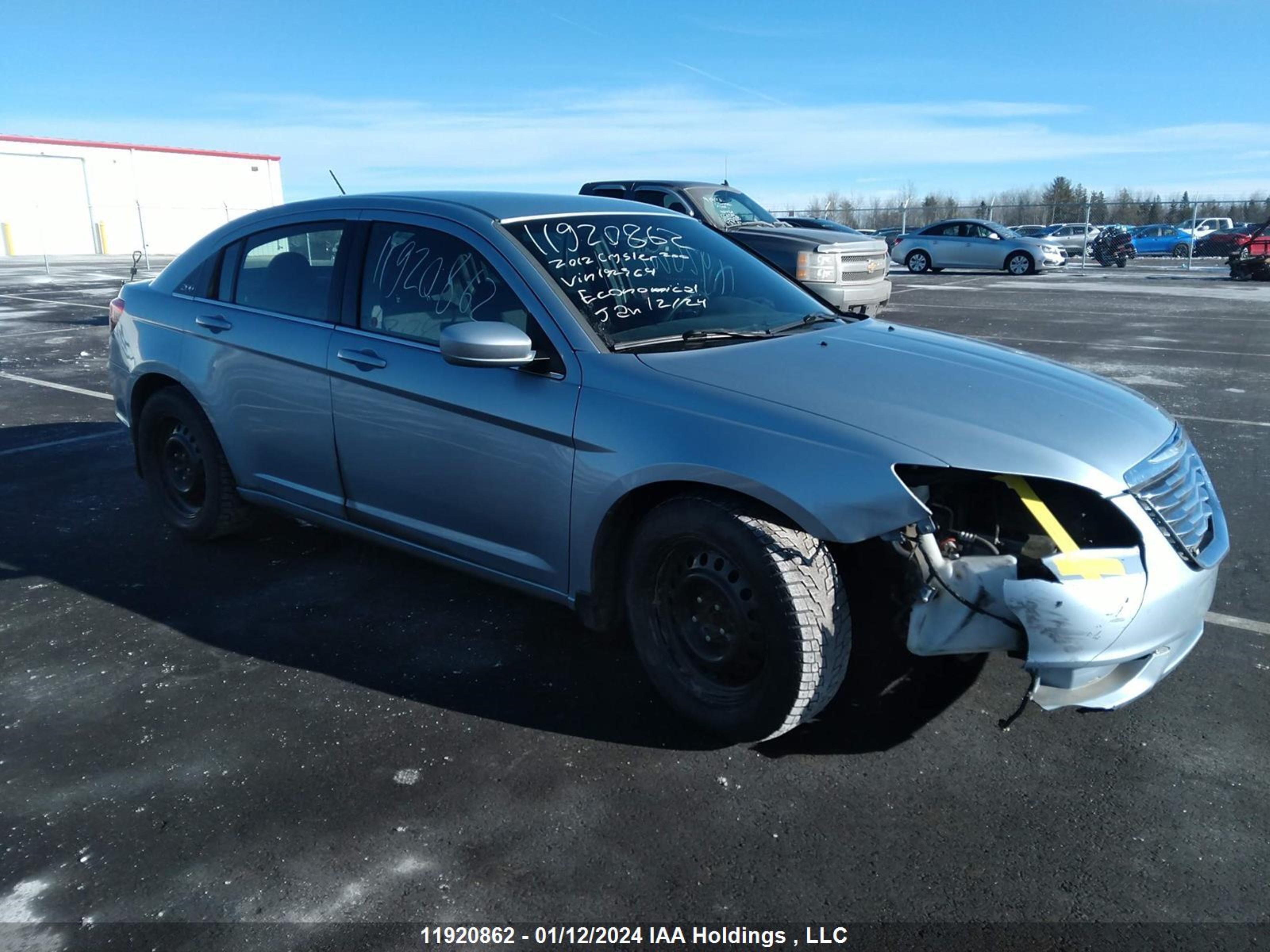 CHRYSLER 200 2012 1c3ccbbb5cn192364