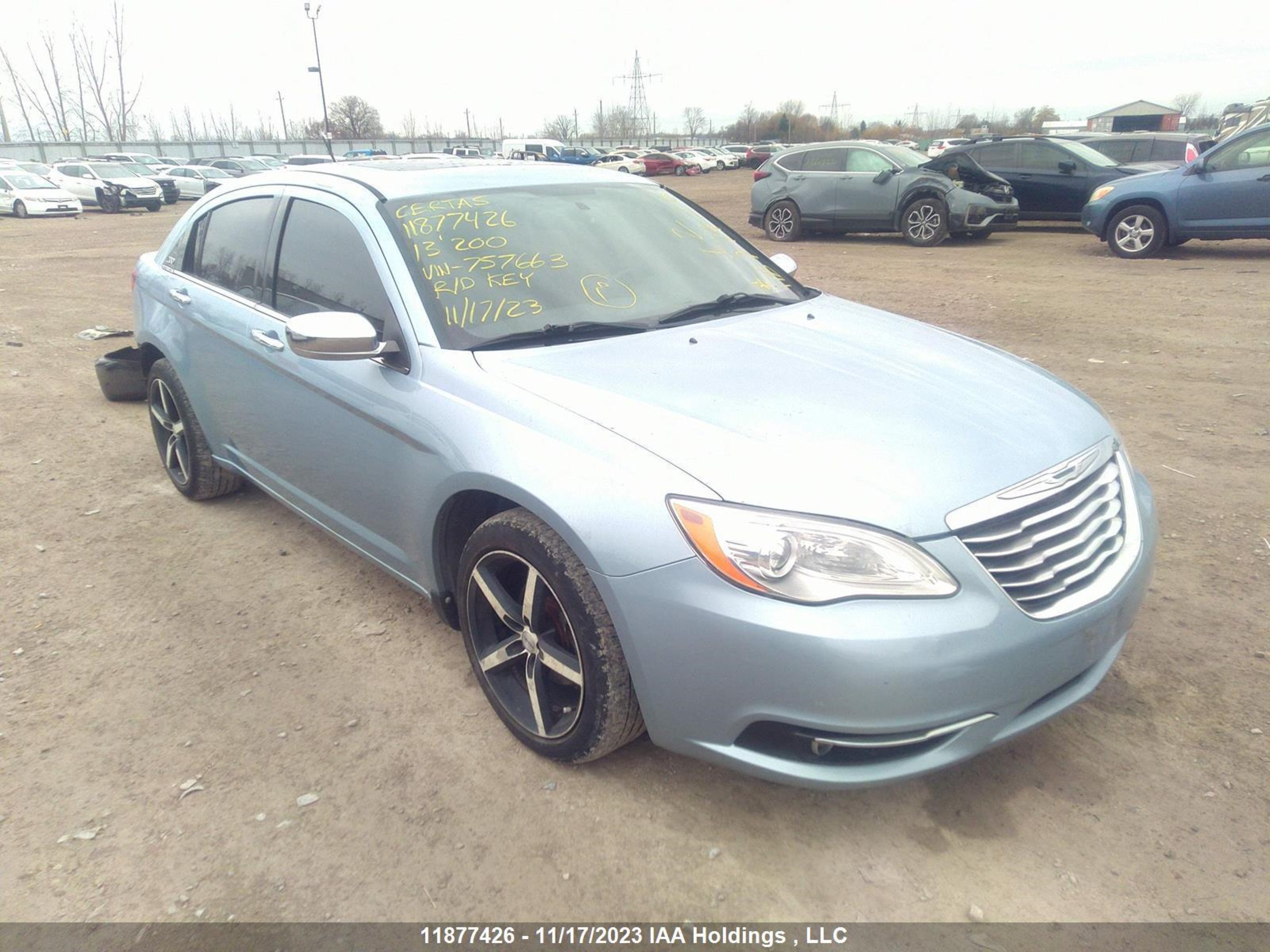 CHRYSLER 200 2013 1c3ccbcg9dn757663