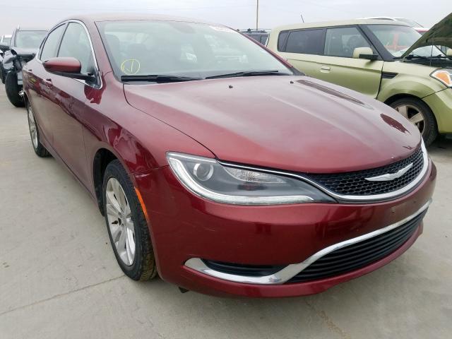 CHRYSLER 200 LIMITE 2015 1c3cccab1fn758449