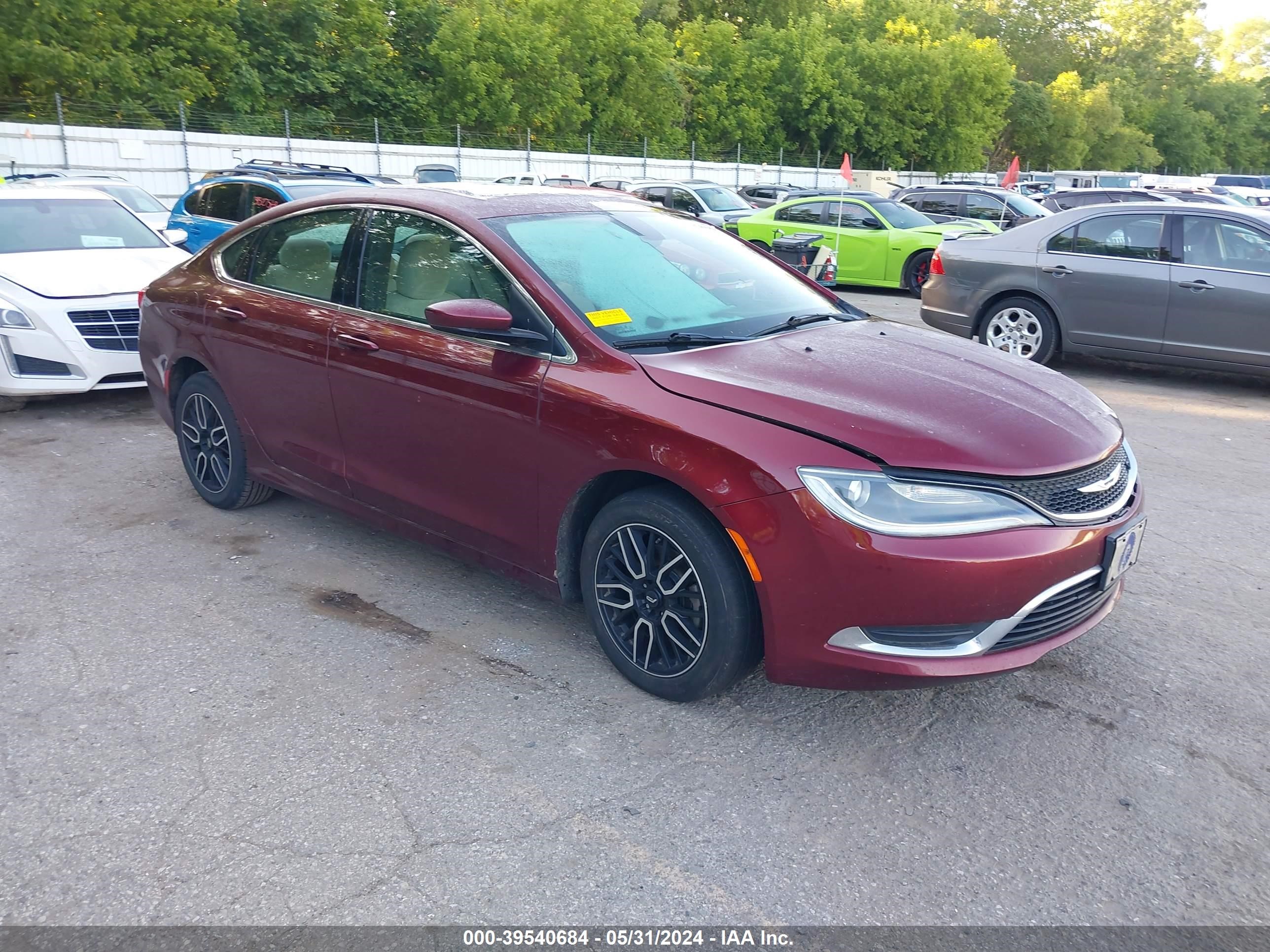 CHRYSLER 200 2015 1c3cccab4fn718804