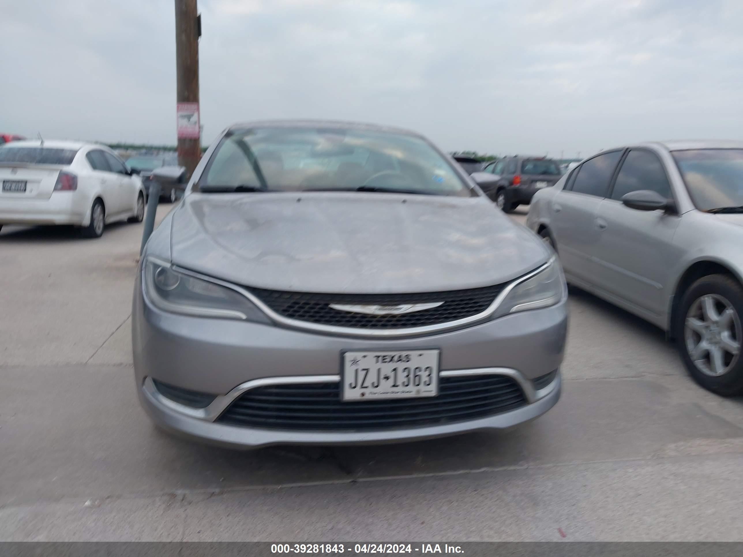 CHRYSLER 200 2015 1c3cccab8fn591247