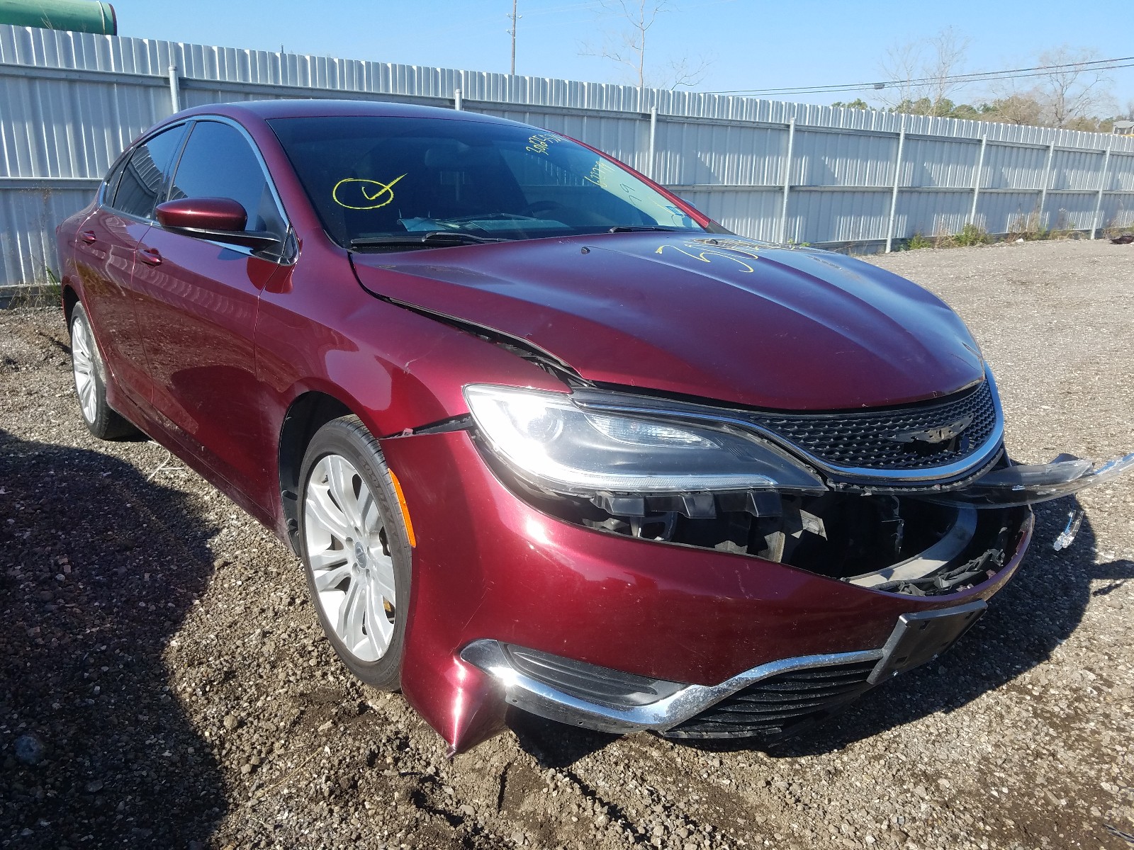 CHRYSLER 200 LIMITE 2015 1c3cccab8fn672779