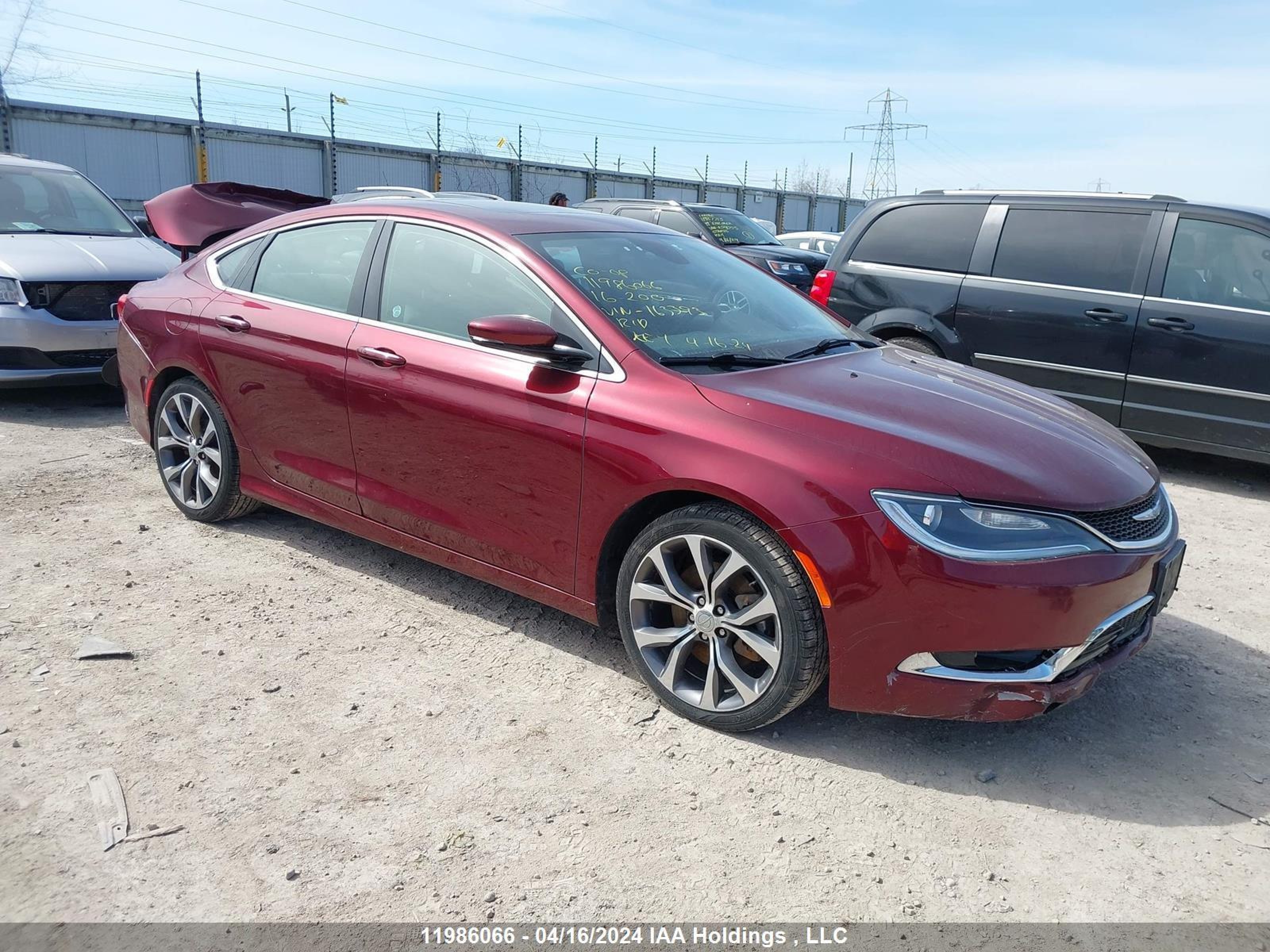 CHRYSLER 200 2016 1c3ccccg2gn163393