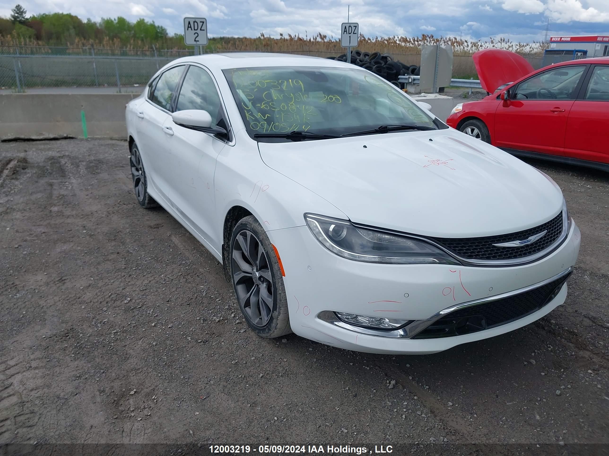 CHRYSLER 200 2015 1c3ccccgxfn650842