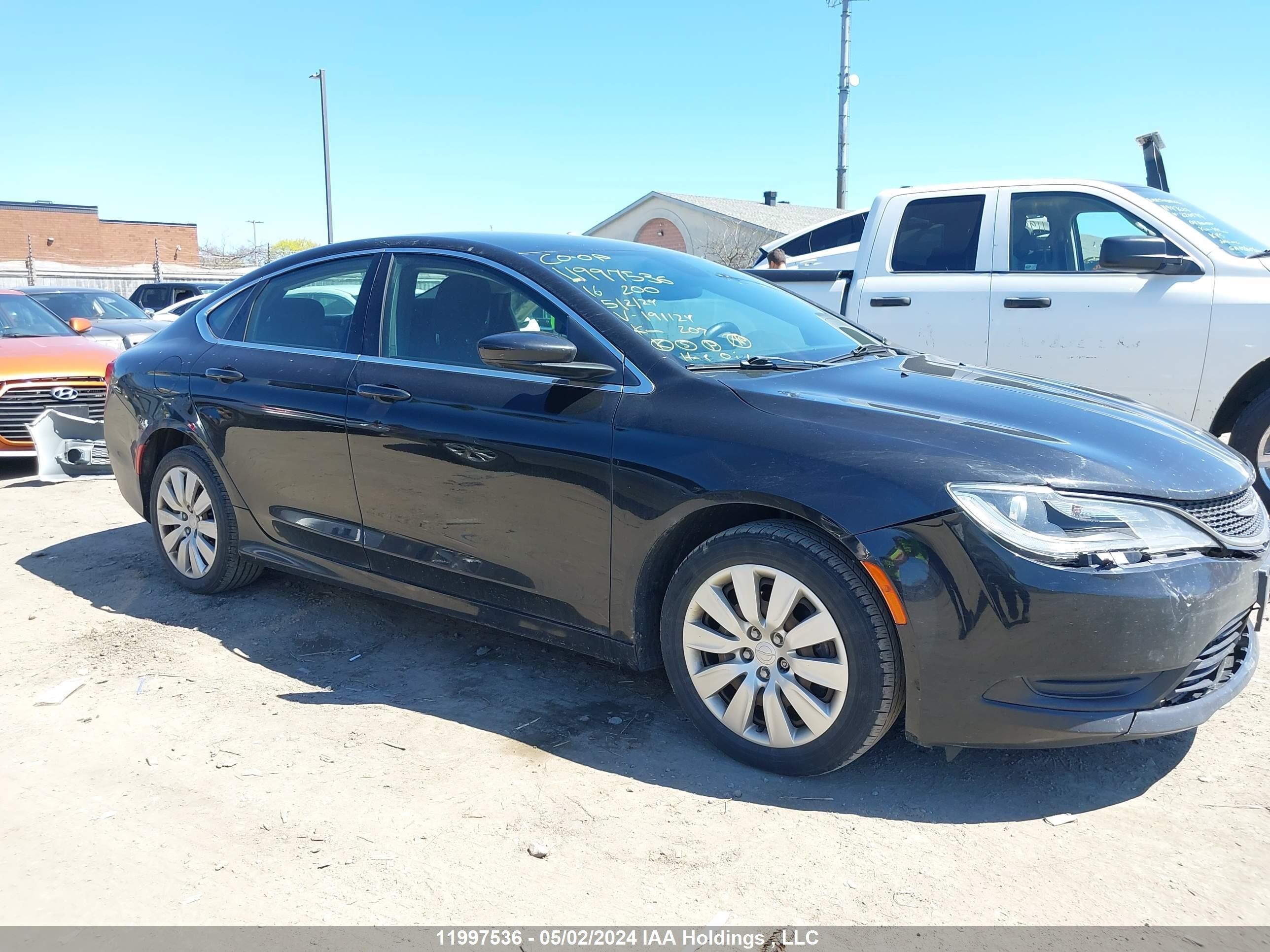 CHRYSLER 200 2016 1c3cccfb5gn191124