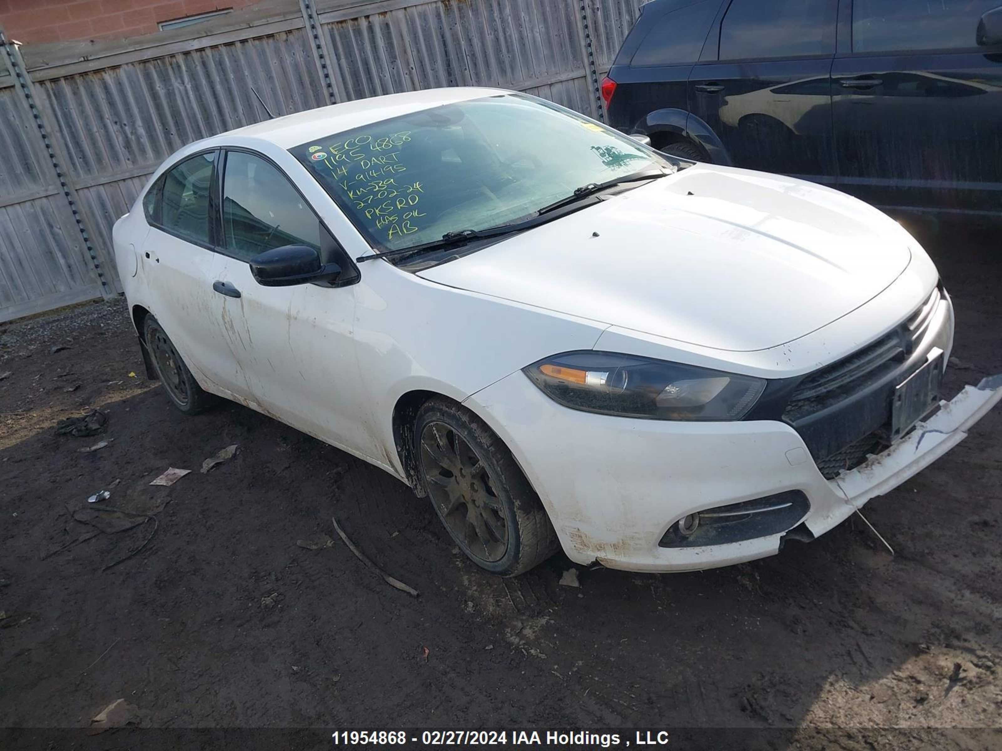 DODGE DART 2014 1c3cdfbb8ed914195