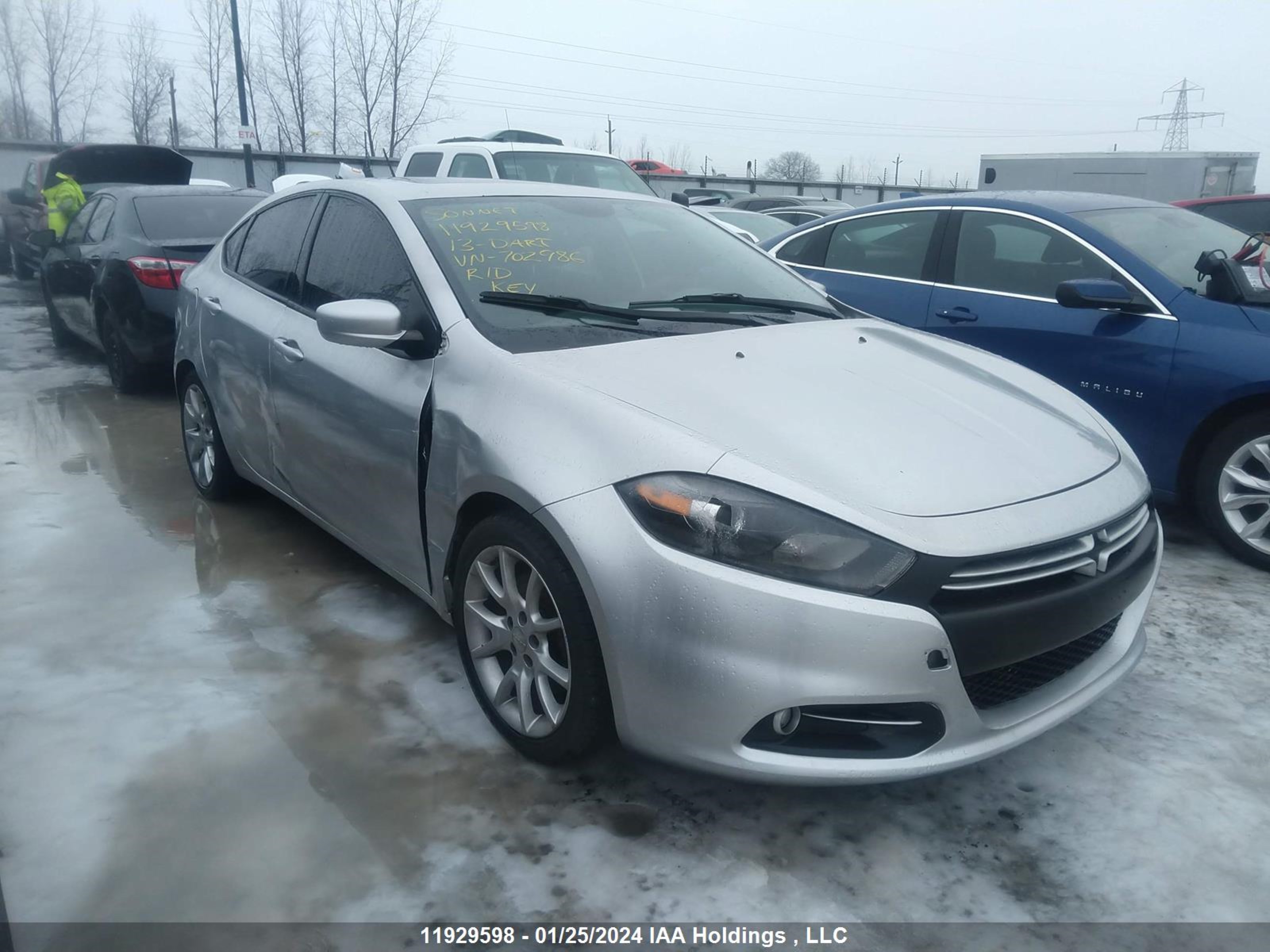 DODGE DART 2013 1c3cdfbh5dd702986