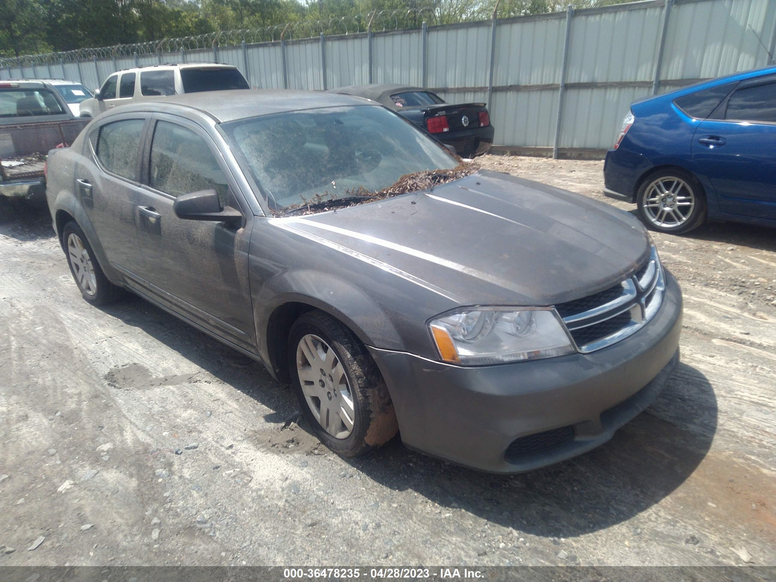 DODGE AVENGER 2012 1c3cdzab0cn193686