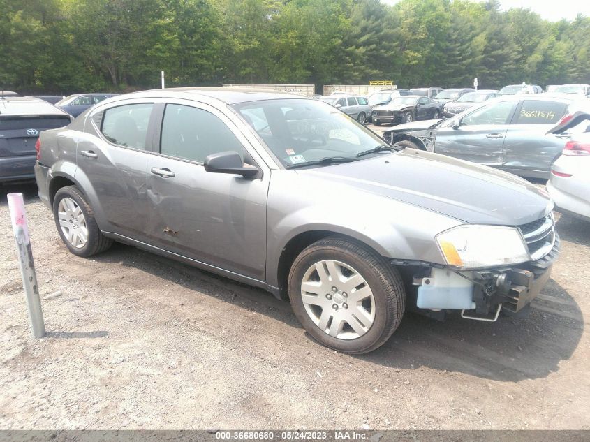 DODGE AVENGER 2013 1c3cdzab0dn588176