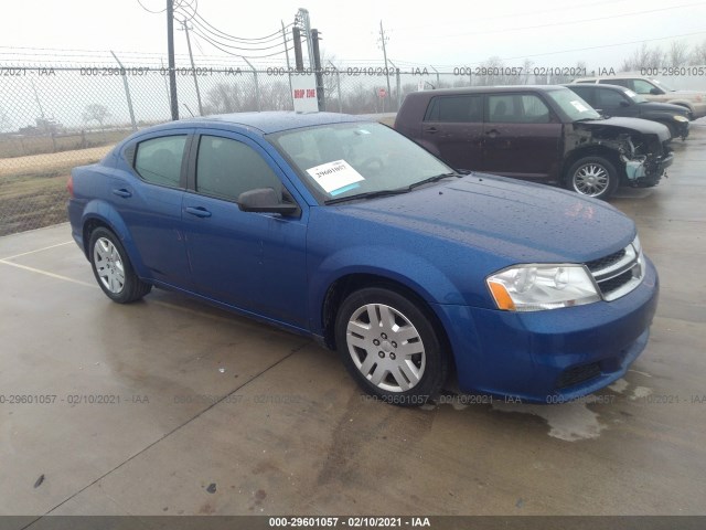 DODGE AVENGER 2013 1c3cdzab0dn594074