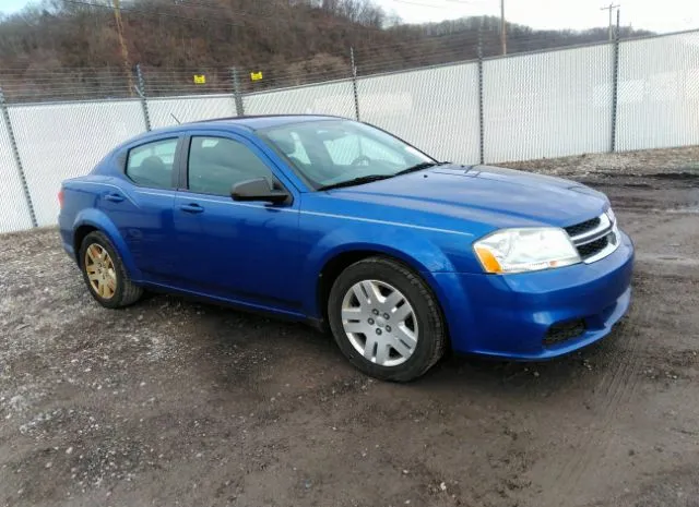 DODGE AVENGER 2013 1c3cdzab0dn616896