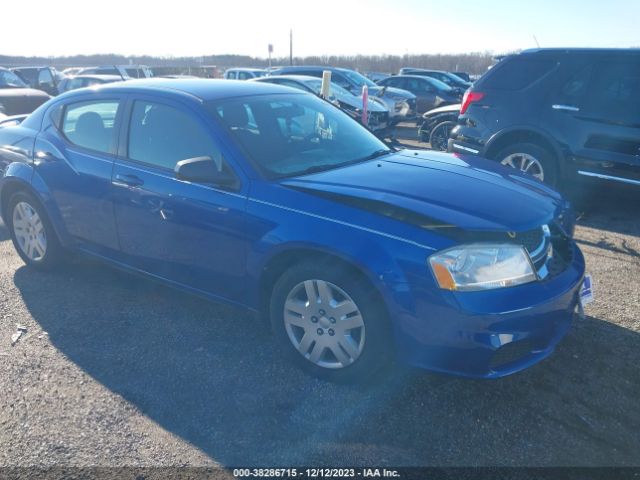 DODGE AVENGER 2013 1c3cdzab0dn627218