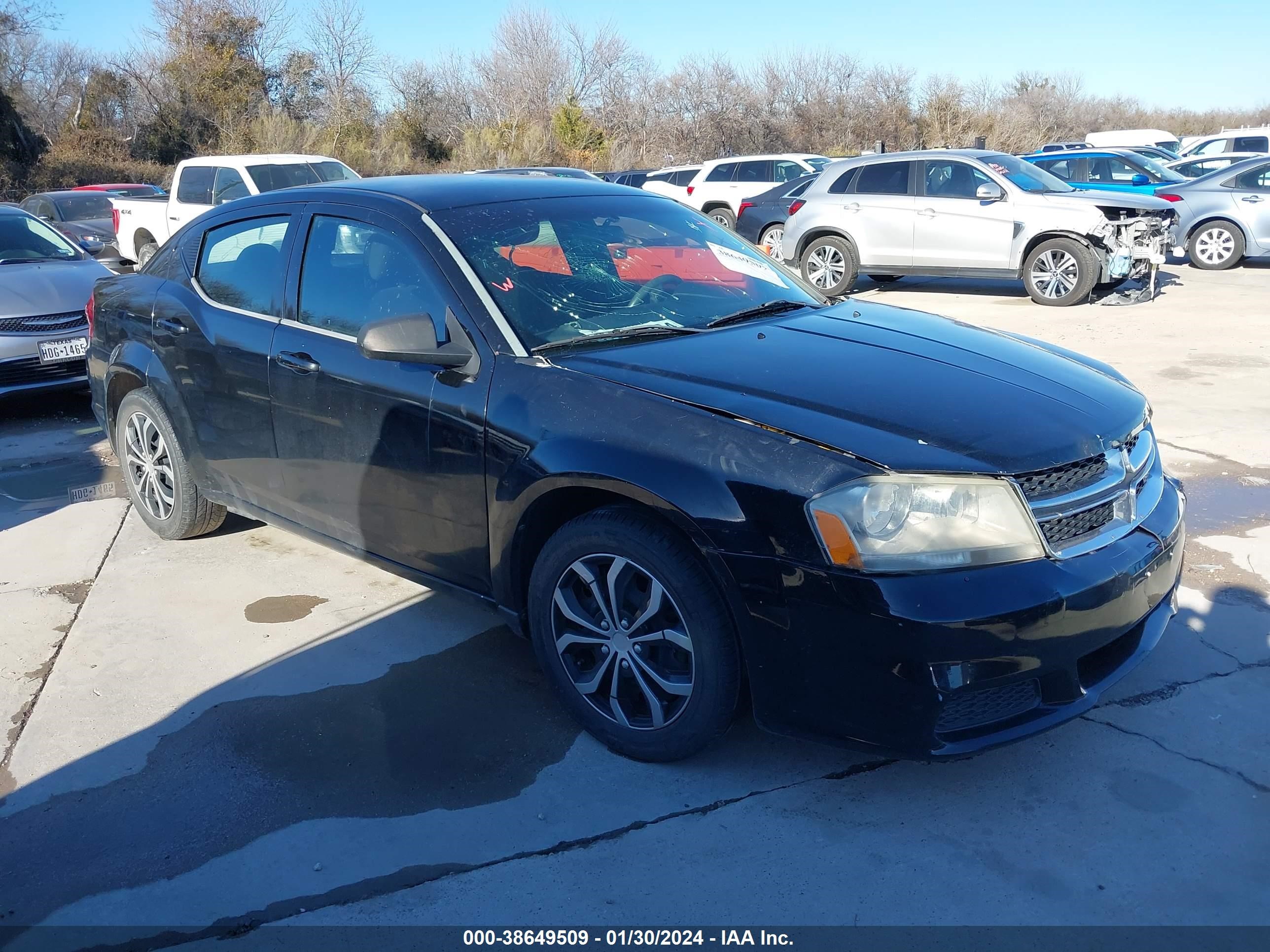 DODGE AVENGER 2013 1c3cdzab0dn752123