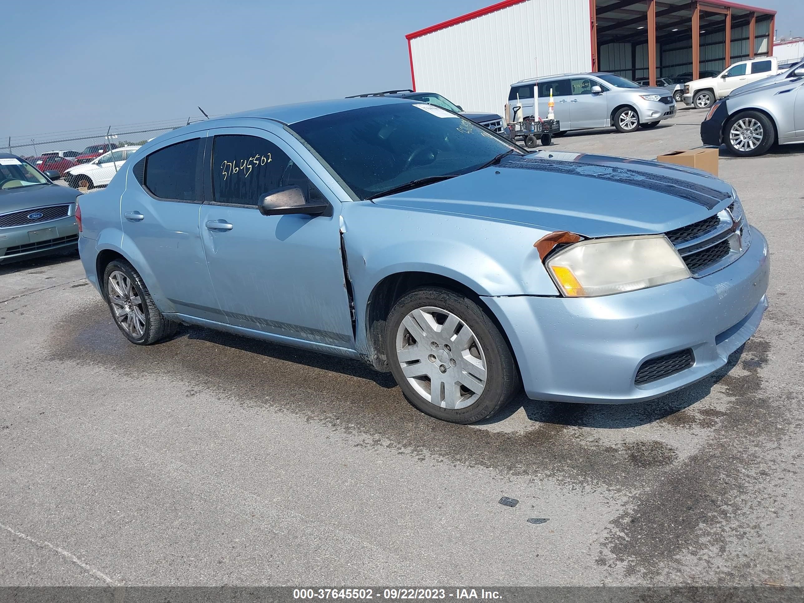 DODGE AVENGER 2013 1c3cdzab0dn753532