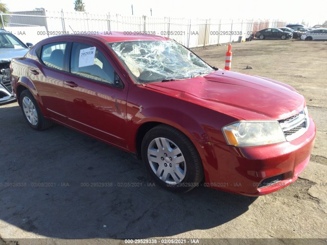 DODGE AVENGER 2012 1c3cdzab1cn167968