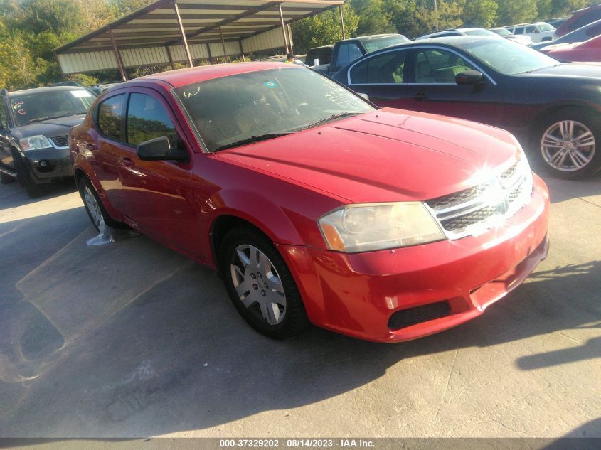 DODGE AVENGER 2012 1c3cdzab1cn192868