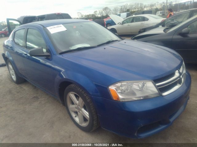 DODGE AVENGER 2013 1c3cdzab1dn518993