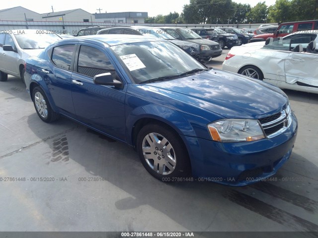 DODGE AVENGER 2013 1c3cdzab1dn540430