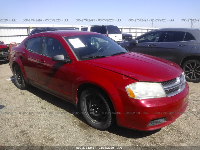 DODGE AVENGER 2013 1c3cdzab1dn590504