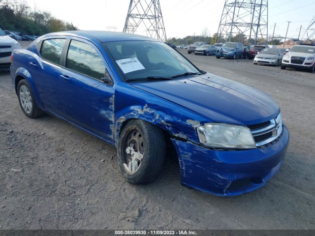 DODGE AVENGER 2013 1c3cdzab1dn611254