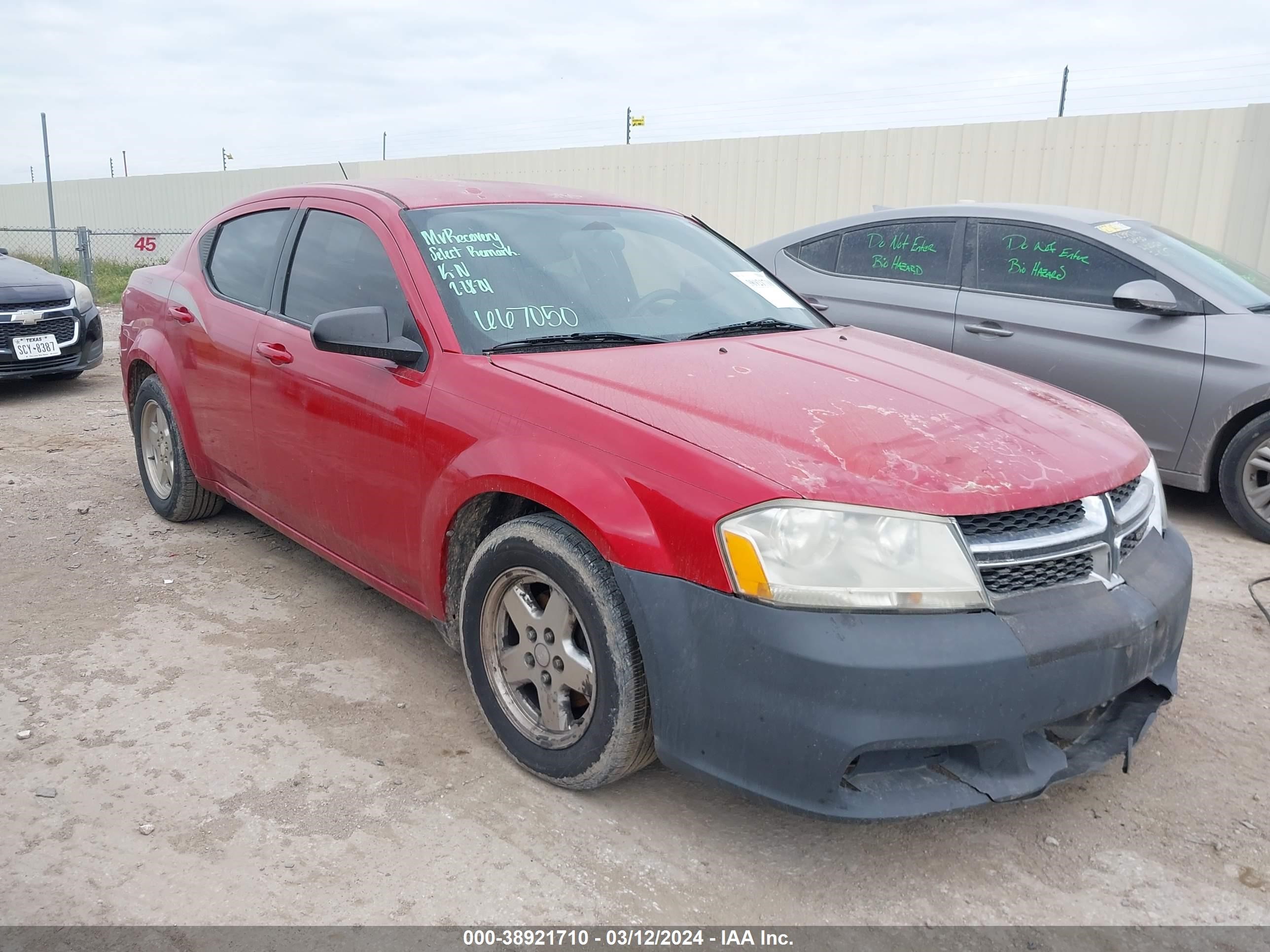 DODGE AVENGER 2013 1c3cdzab1dn667050