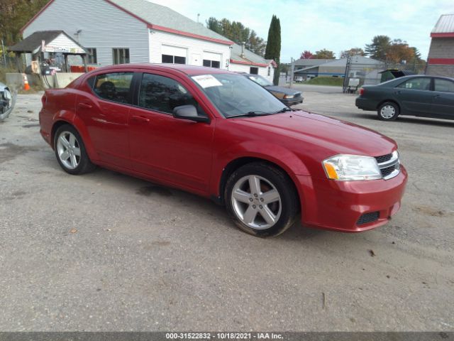 DODGE AVENGER 2013 1c3cdzab2dn741334