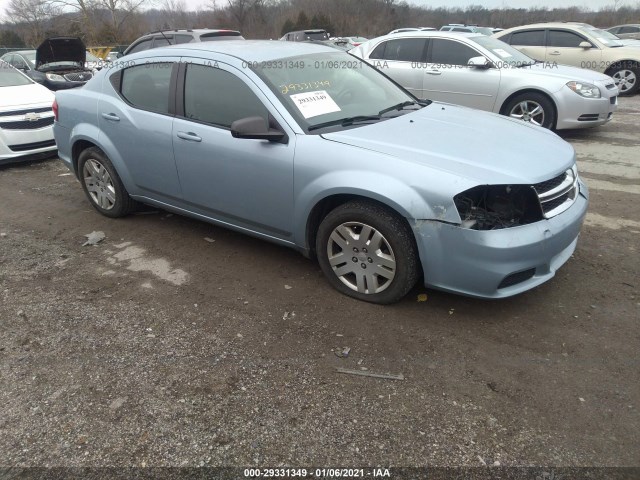 DODGE AVENGER 2013 1c3cdzab2dn757260