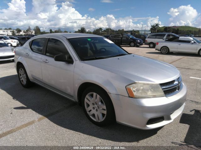 DODGE AVENGER 2012 1c3cdzab3cn134423