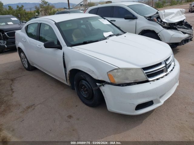 DODGE AVENGER 2012 1c3cdzab3cn134437