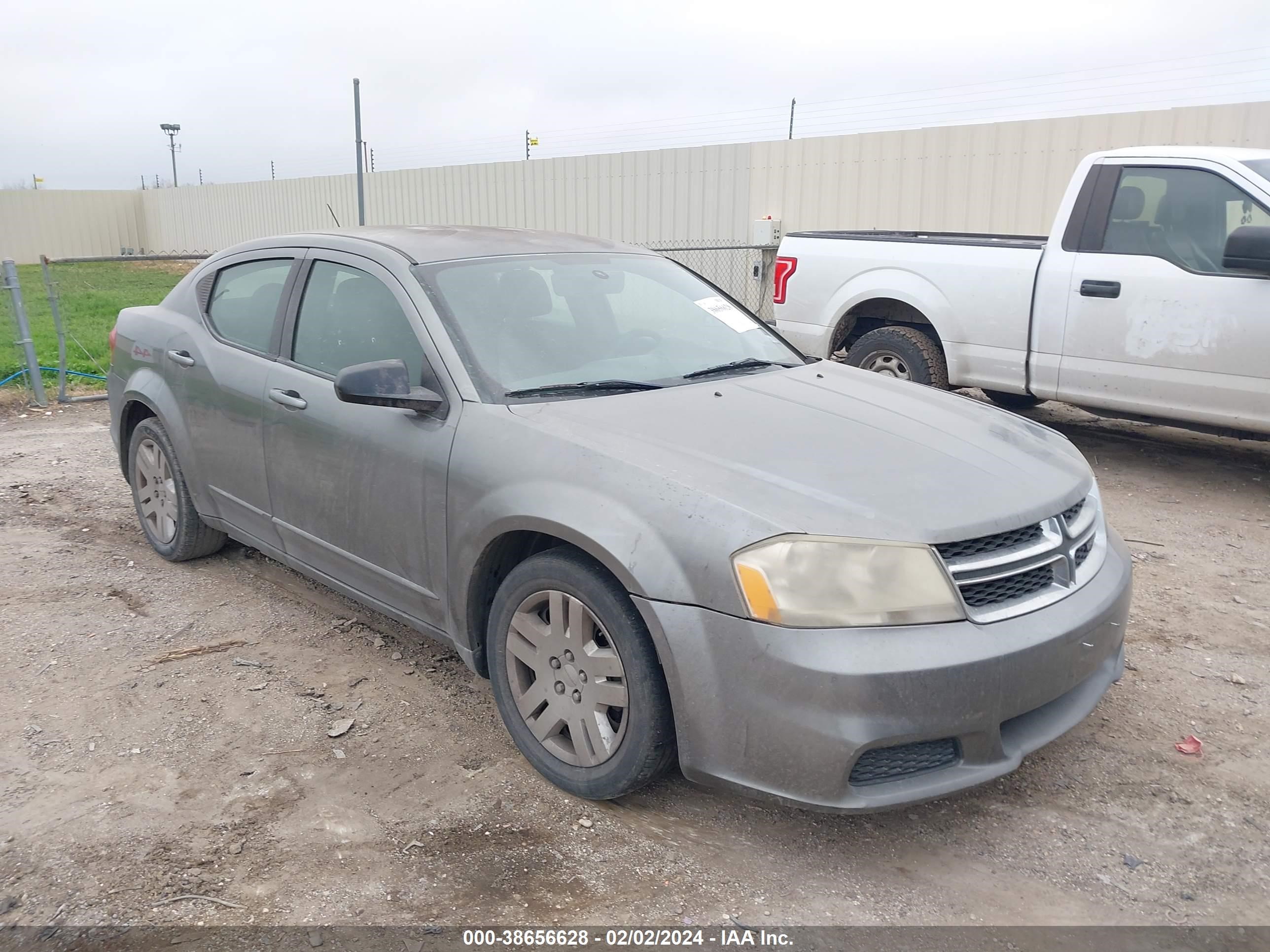 DODGE AVENGER 2012 1c3cdzab3cn230889