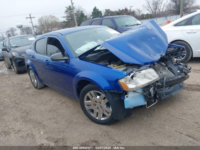 DODGE AVENGER 2013 1c3cdzab3dn534533