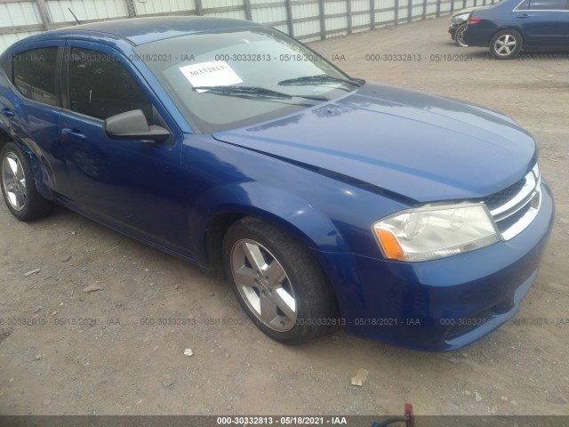 DODGE AVENGER 2013 1c3cdzab3dn536489