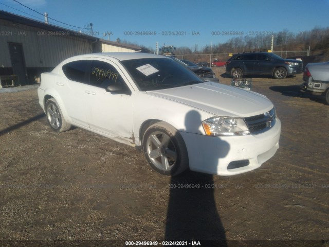 DODGE AVENGER 2013 1c3cdzab3dn567287