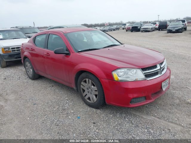 DODGE AVENGER 2013 1c3cdzab3dn591587