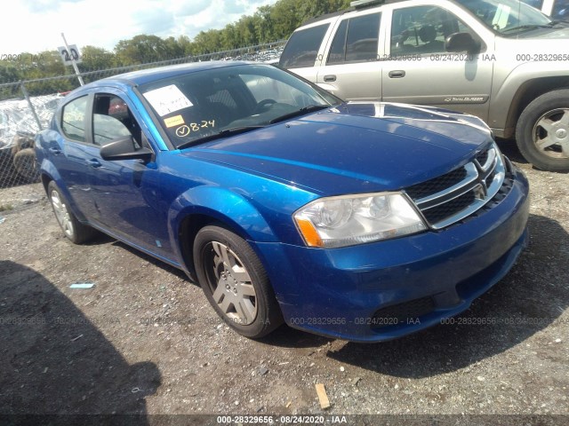 DODGE AVENGER 2013 1c3cdzab3dn683332