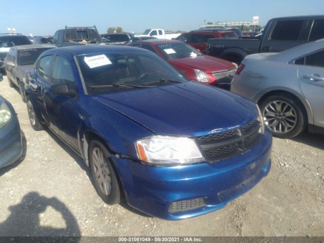 DODGE AVENGER 2013 1c3cdzab3dn752620