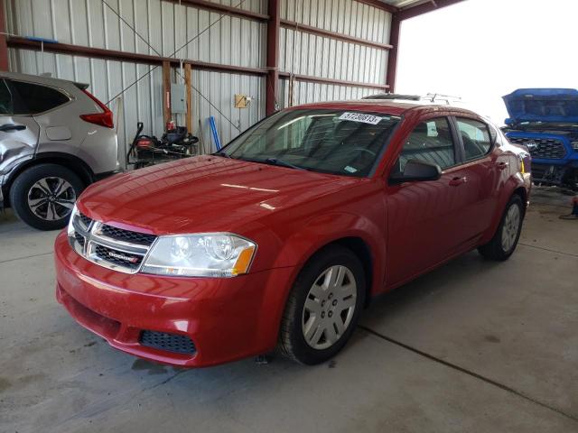 DODGE AVENGER SE 2014 1c3cdzab3en111100