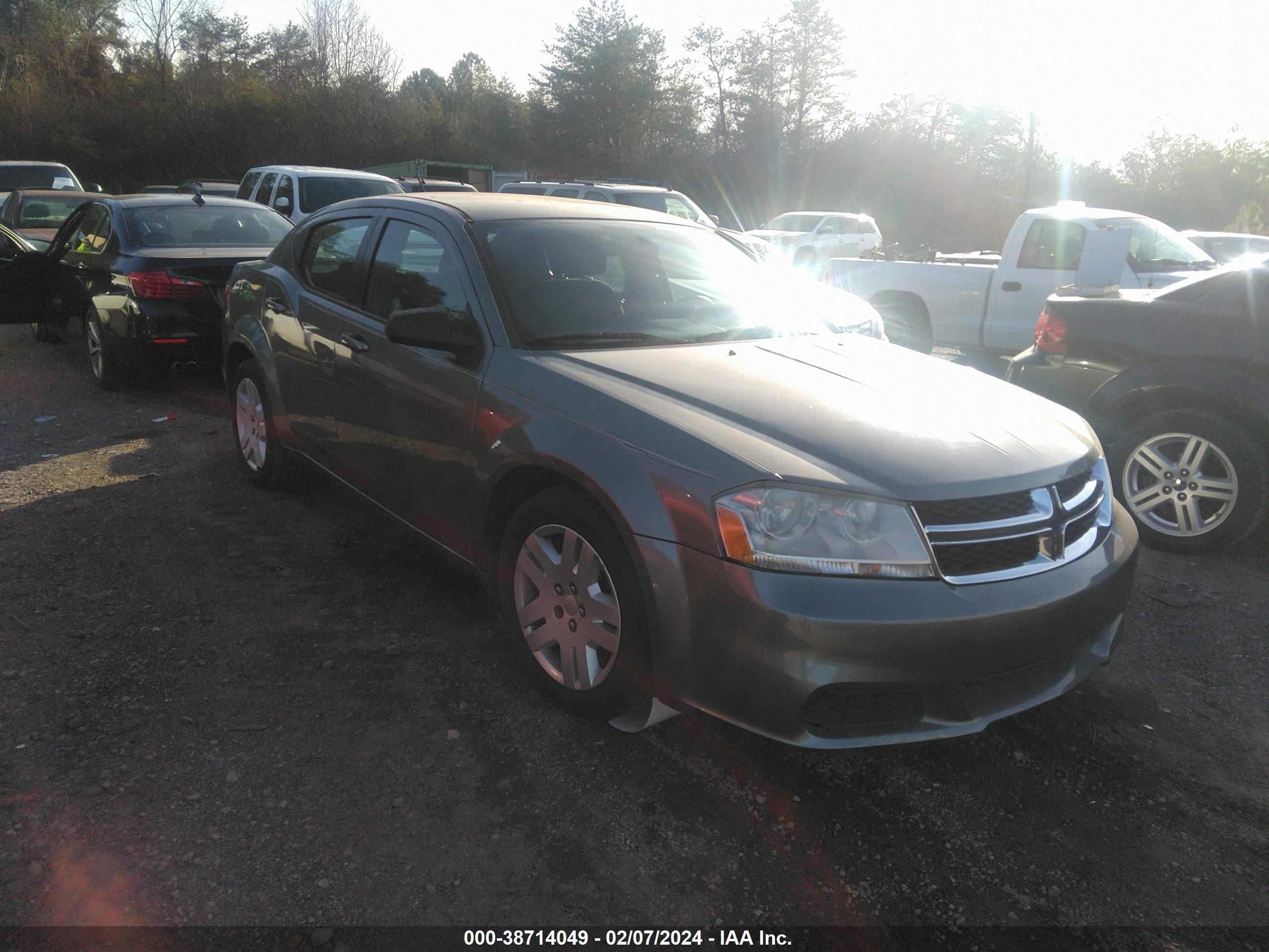 DODGE AVENGER 2012 1c3cdzab4cn133085