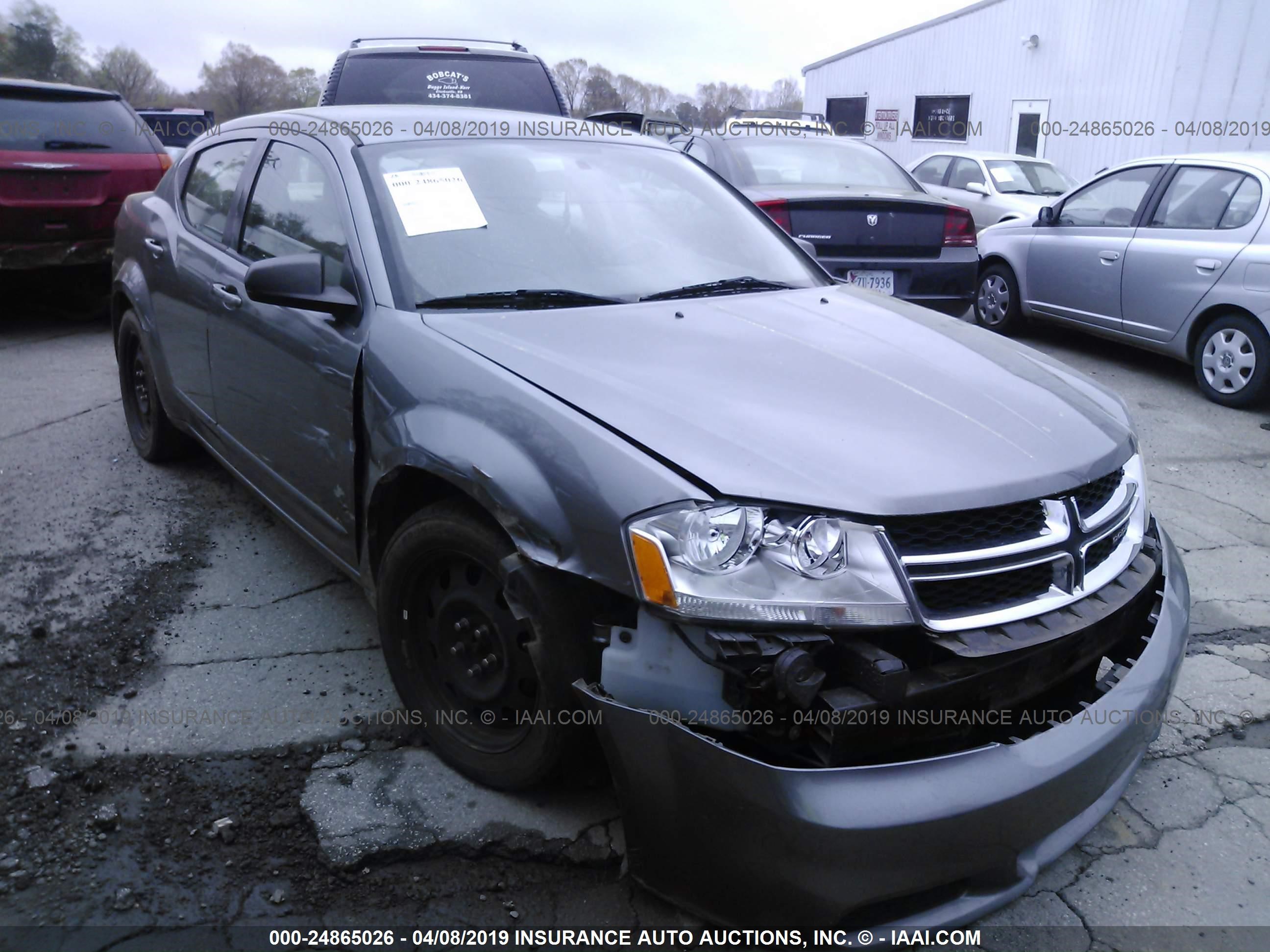 DODGE AVENGER 2012 1c3cdzab4cn133944