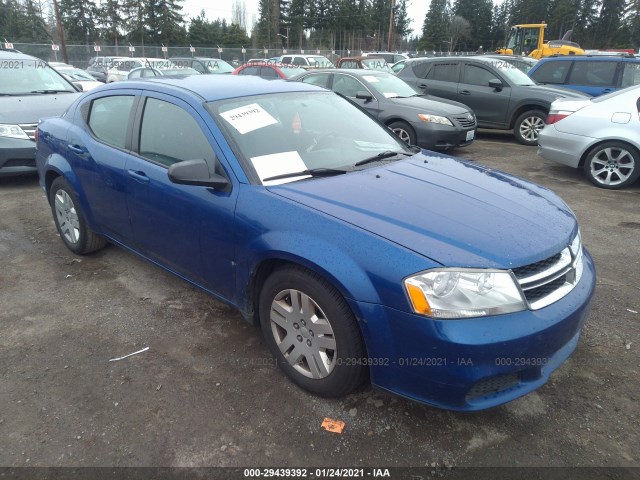 DODGE AVENGER 2012 1c3cdzab4cn252920