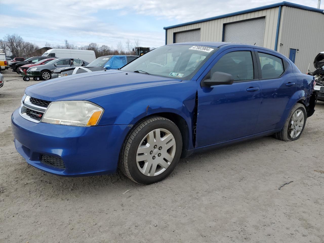 DODGE AVENGER 2012 1c3cdzab4cn286517