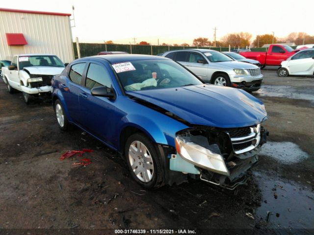 DODGE AVENGER 2013 1c3cdzab4dn530135