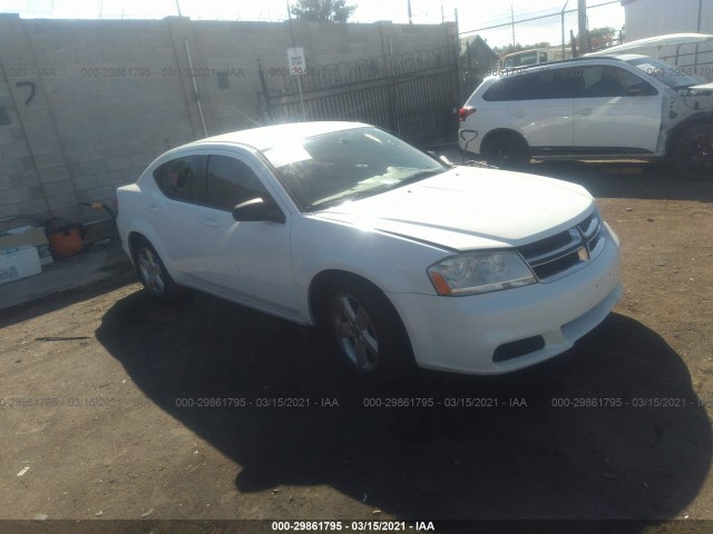 DODGE AVENGER 2013 1c3cdzab4dn537506