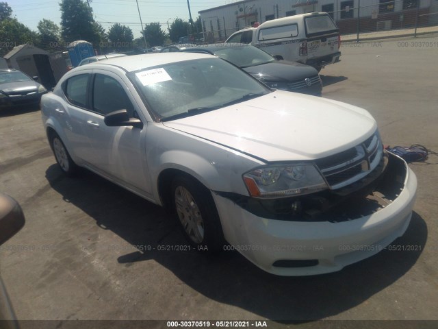 DODGE AVENGER 2013 1c3cdzab4dn631305