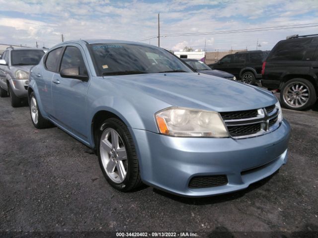 DODGE AVENGER 2013 1c3cdzab4dn660657